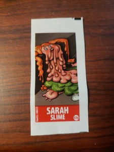 2003 Garbage Pail Kids All-New Series 1 Gum Wrapper #22B Sarah Slime