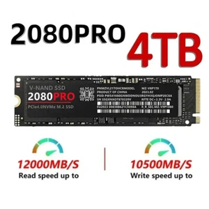 M.2 2080pro Festplatte SSD Solid State NVME PCIe 4.0 Gaming Internal Festplatte - Photo 1/13