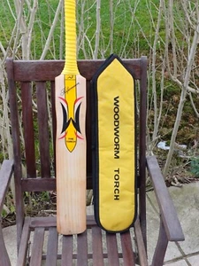 Rare Woodworm The Torch Performance Cricket Bat 2lb 9 2/4oz Good Condition - Picture 1 of 20