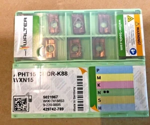 WALTER CARBIDE INSERTS APHT15T3PDR-K88 WXN15 QUANTITY 10 - Picture 1 of 2