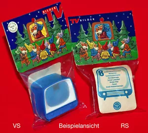 1 GUCKI TV BILDBETRACHTER KLICK FERNSEHER BILDER PLASTISKOP WESTERN GERMANY BLAU - Bild 1 von 12