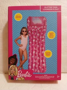 Barbie Inflable Brillo Lanzar Tumbona Piscina Flotador 67" Edad 3+ Por Capelli RARO NUEVO - Imagen 1 de 2