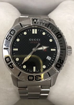 Gucci G Timeless Sport Mens Stainless Steel Wristwatch YA126249 - Image 1 of 4