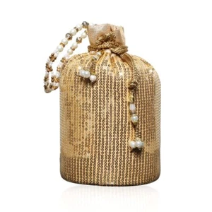 New Traditional Ethnic Women Potli Clutch Bag Handbag - Picture 1 of 7