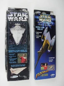 Star Wars Modellbausätze Katapult fliegendes Modell Sternenzerstörer Narbo Fighter Neu im Karton - Bild 1 von 4