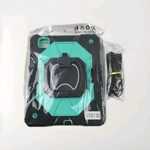 iPad Air 11-inch Shockproof Case for  M3 (2025) / M2 (2024) Teal / Black - Picture 1 of 4