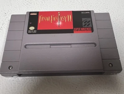 Final Fantasy II Nintendo SNES 1991 Authentic! Cart Only! Tested! Fast Shipping! - Image 1 of 4
