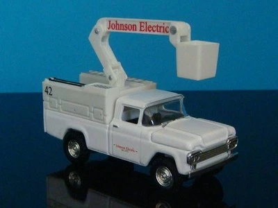 1959 Ford F-250 SD Hydraulic Platform Bucket Truck Snorkel 1/64 Scale Ltd Edit K - Image 1 of 4