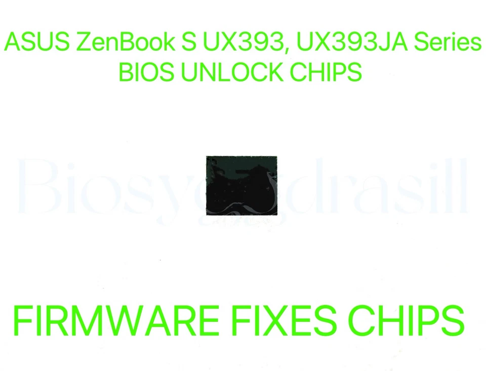 ASUS ZenBook S UX393, UX393JA Series, ADMIN SIN CONTRASEÑA FIRMWARE BIOS CHIP Foto 1 de 1