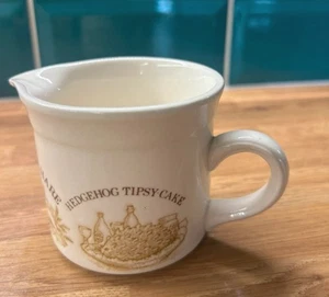 Vintage 1980s Biltons Pottery Hedgehog Tipsy Cake Cream Jug Cottagecore Kitsch - Picture 1 of 8