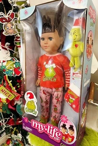 My Life As Doll GRINCH 18” Rare - G Eyes B Hair - Poseable NEW Cindy Lou Who  - Picture 1 of 14
