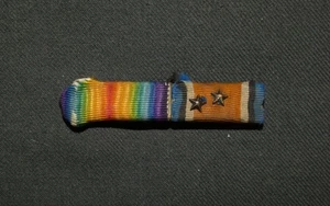 Original WW1 UK British War Medal & Victory Medal Ribbon Bar - Picture 1 of 2