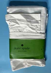NEW Kate Spade Standard Pillowcase Set Pair White, 20 x 32 inch. (50 x 81cm) - Picture 1 of 2