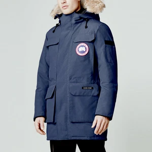 CANADA GOOSE 4567M CITTADEL Spedizione Piumino Parka Heritage Pelliccia Cappuccio Giacca Cappotto L - Foto 1 di 12