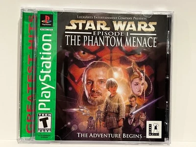 Star Wars Episode I Phantom Menace Greatest Hits Sony PlayStation PS1 CIB/TESTED - Image 1 of 4