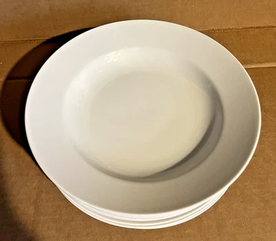 8 POTTERY BARN White Large Rim Soup Pasta Bowl 9.25" Inch Japan - Image 1 of 4