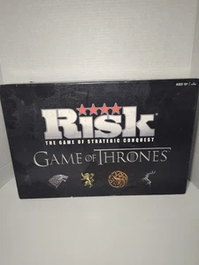 RISK GAME OF THRONES HBO 2015 BOARD GAME 100% COMPLETE USAOPOLY HASBRO - Picture 1 of 7