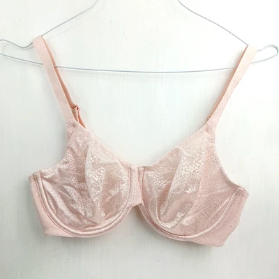 Sujetador para mujer Wacoal 32DD rosa claro con aros sin forro correas ajustables 32E Foto 1 de 4