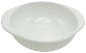 Vintage 1-1/2 qt Pyrex Bowl Modelo #023 Blanco Ópalo Leche Vidrio Hecho en EE. UU. - Imagen 1 de 3