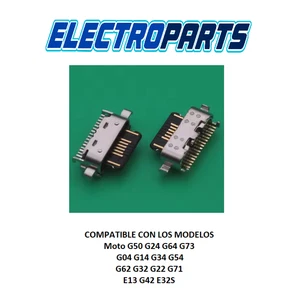 CONECTOR Motorola G50 G24 G64 G73 G04 G14 G34 G54 G62 G32 G22 G71 E13 G42 E32S - Imagen 1 de 1