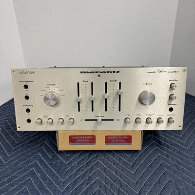 AMPLIFICADOR ESTÉREO CONSOLE MARANTZ 1120 - REPARADO - LIMPO - TESTADO - Imagem 1 de 4