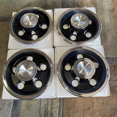 1966-1968 Pontiac GTO & Firebird Rallye Rally 1 Center Caps Set 4 Blems Nice New - Image 1 of 4