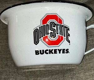 Extra große Emaille OSU Ohio State Buckeyes Tasse rar - Bild 1 von 5