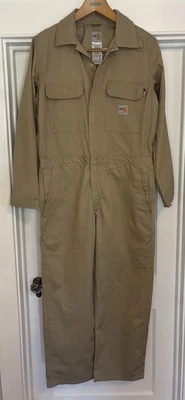 Mono Carhartt FR para hombre talla 38 regular beige tostado sarga 101017 resistente al fuego Foto 1 de 4