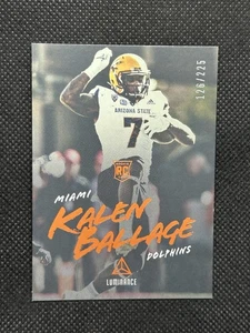 2018 Panini Luminance Kalen Ballage Orange Rookie #153 #/225 - Picture 1 of 2