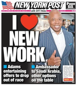 NEW YORK POST ZEITUNG I LOVE NEW WORK THE GREAT ESCAPE 9/6/25 - Bild 1 von 2