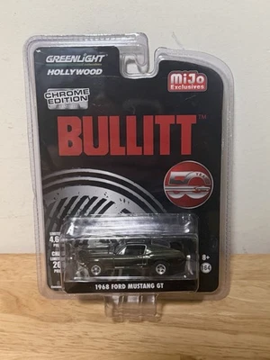 Greenlight MiJo Bullitt 1968 Mustang GT STEVE MCQUEEN 1:64 edición cromada Foto 1 de 2