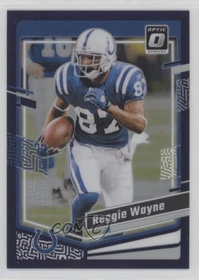 2023 Panini Donruss Optic Purple Prizm /50 Reggie Wayne #80 - Image 1 of 2