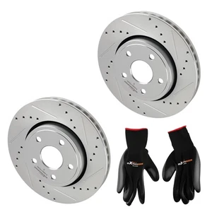 330mm Front  L&R Brake Rotors Kit for Jeep Grand Cherokee 2011-2018 S-53062 - Bild 1 von 12