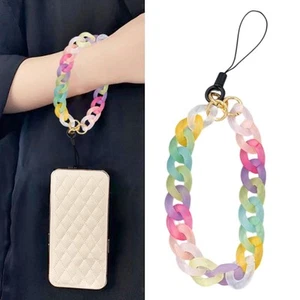 Sangle de téléphone portable en acrylique perlée, multifonction, pour femmes - Zdjęcie 1 z 6
