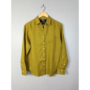 J.Crew Garçon classic shirt in Baird McNutt Irish linen Bronzed Olive Size 2 NWT - Picture 1 of 5