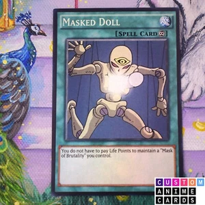 Tarjeta HOLO EFECTO ANIME MUÑECA ENMASCARADA - Imagen 1 de 1