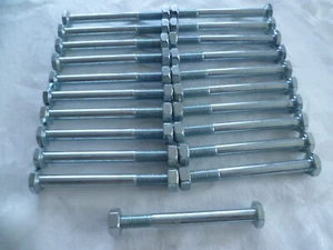 Sechskantschrauben M 10 x 100mm galv. verz. Restbestand 21 Stück - Bild 1 von 2