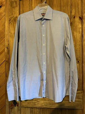 Рубашка мужская Vineyard Vines размер большой/16 1/2/LS/платье-манжета на пуговицах спереди французское - Изображение 1 из 4