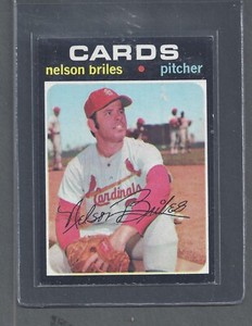 1971 Topps Baseball #257 Nelson Briles EXMT 0257JR8