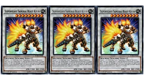Yugioh - 3X Superpesado Samurai Beast Kyubi - Raro - 1a Edición - BOSH-EN048 - Casi Nuevo - Imagen 1 de 1