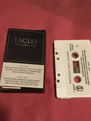 Eagles- Long Run- Cassette-Tested-HTF BIN 22 - Image 1 of 2