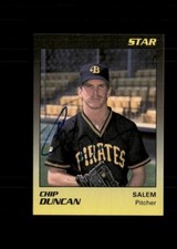 Chip Duncan Salem Pirates 1989 Star authentic autographed card