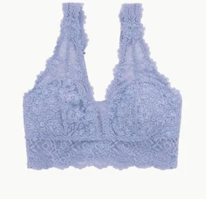 Aerie American Eagle Eyelash lace padded bralette bra convertible 32 Small DD S - Picture 1 of 6