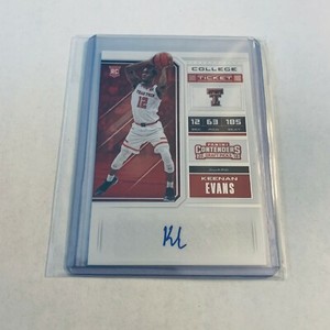 F78866 2018-19 Panini Contenders Draft Picks #98 Keenan Evans AUTO RC