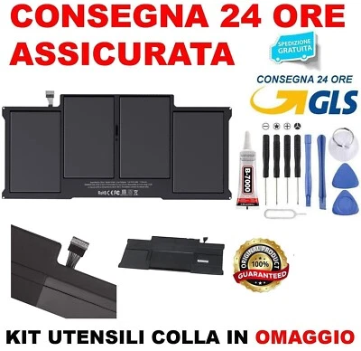 BATTERIA A1377 A1405 A1496 APPLE MACBOOK AIR 13" A1369 A1466 7150mAh 7.3V 50Wh - Image 1 of 4