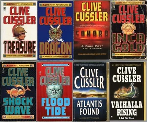 Dirk Pitt Nuclear Espionage Lot of 8 Paperback by Clive Cussler - Picture 1 of 12