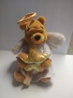 Disney Store Winnie The Pooh Plush Angel Tree Topper With Star  12"