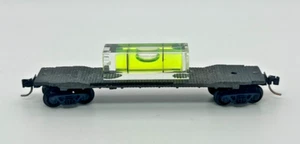 Z Scale Micro Trains Flat Freight Car MT Couplers With Level No Box (A) - Picture 1 of 8