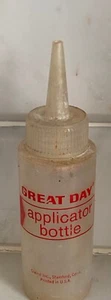 Vintage Clairol Hair Color Mixing Applicator Bottle Great Day - Picture 1 of 3