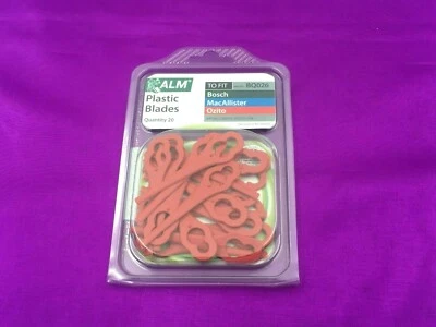 20 X Genuine ALM BQ026 Plastic Blades Strimmer Grass Cutter For EINHELL TRIMMERS - Image 1 of 4